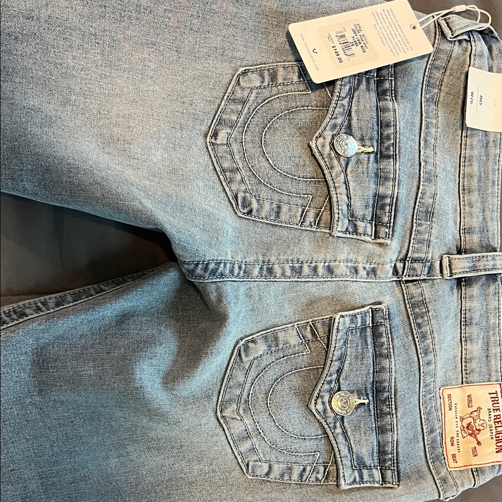 True Religion Women's Light Blue Boot Cut Jeans - Picture 3 of 7